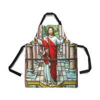 Isus Christ vitražnog stakla religioznog porijeklo Kuhinja Kuhinja pregača, podesivi remen i pojave