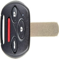 Neobrezani daljinski ključni ključ za unos za unos FOB za 2008.-Honda Accord 2009- Honda Pilot Kr55wk