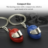 Linyer Key prsteni Kompaktna veličina Izvrsna torbica Ovjes Dekorativni izrada Displass RurstOtrowno Modni dizajn bez bujke za kacigu u obliku kacige