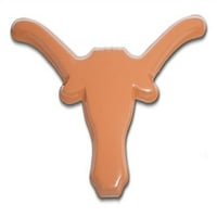 Elektroplate zvanično licencirani univerzitet u Teksasu narančastom longhorn sav metalni automobilski grb
