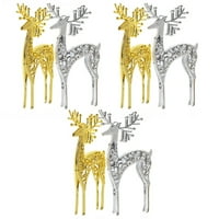 Postavite božićni elektroplatni privjesci Elk Privjesci izvrsne dekor