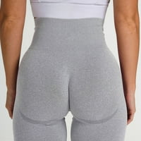 DMQupv ženske joge pantalone Petite s džepovima Fitness Trgovinske sportove Ženske hlače Yoga Hlače koje čine da vaš izgled izgledaju velike hlače velike velike