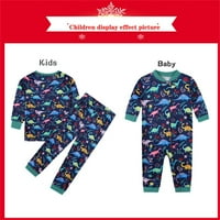 Božićne pidžame za obitelj, obiteljski božićni PJS Usklađivanje kompozicija koji odgovaraju božićni