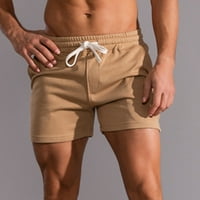 Muškarci Teretne kratke hlače za muškarce Čvrste pamučne hlače s tri pointske hlače Sportske elastične