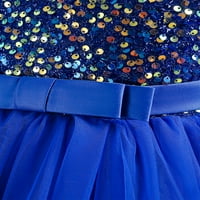 Avamo Kids Slatko Puffy Princess Haljine bez rukava Xmas Božićne večernje haljina kraljevska plava