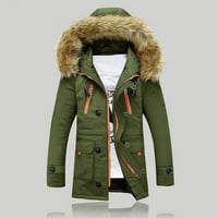 Muška jakna unise na otvorenom na otvorenom Topla zimska debela duga duga duga duga carin jakna
