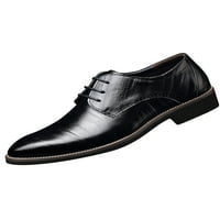Ymiytan Muški Oxfords čipkaste haljine cipele Business Wedding cipele Radovi prozračne modne formalne stane crne 10