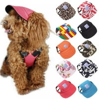 Pas šešir ljubimac bejzbol kapa psa sportski šešir Visor kapa na otvorenom sportovima sa rupama za ušima