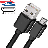 Prilagodljivi brzi zidni adapter Micro USB punjač za Samsung Galaxy J Prime Skup s urbanim mikro USB kablom za kabel 6ft Super Brzi komplet za punjenje - crna
