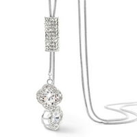 Cvjetni navetarnje ogrlicu za žene za žene Džemper CHOETER CHOKERA Podesivi elegantni nakit Pribor Dressy