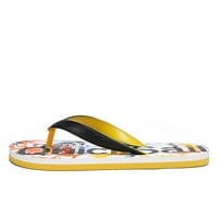 Muške flip-flops sandale za plažu lagane eva potplati udobne flip-flops crno žute boje