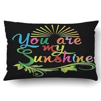 Ti si moje sunce šareno vintage cvjetna ljubav savršena zaljubljeni dan pozdrav jastučni jastuk jastuk