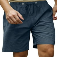 Muške kratke hlače od pune boje dna visokog struka Ljetne kratke hlače ravno noge odjeća za odmor Mini