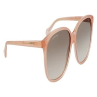 Lacoste L949S puni rim kvadratni ružičasti opaline sunčane naočale