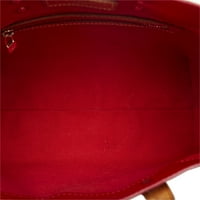 Unizno Unaprijed autentično Louis Vuitton monogram Vernis Reade PM Vachetta kožna koža Crvena torba gornje torbe