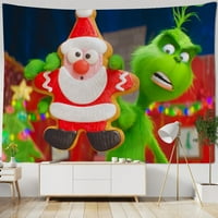 Grinch božićna tapiserija za božićnu zabavu Početna Božićna zidna ukras