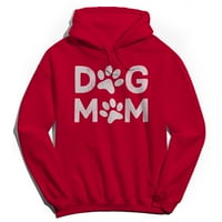 Pas mama humor Grafički crveni muški redovi dukserice