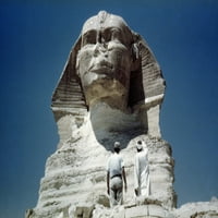 Veliki sfin nat giza, Egipat. Četvrta dinastija. Poster Print by