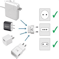 Sjedinjene Države za Češku Republike Power adapter za povezivanje električnih utikača u Sjevernoj Americi