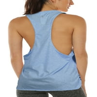 Icyzone Torbe za vježbanje za žene - trčanje rezervoara za mišić Sportski vježbanje teretane Yoga vrhovi