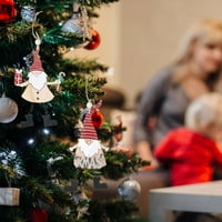 Božićni bez lica za lutke Festival Božićni ukras stabla Kreativni božićni tematski viseći dekor za partijsko drvo w