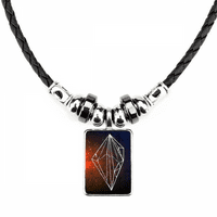 Smeđa kristalno univerzum Sky Fantasy Star ogrlica od ogrlice nakit