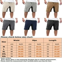 Capreze muške gardere elastične strugove ležerne kratke hlače ravno noge ljetne kratke hlače u boji