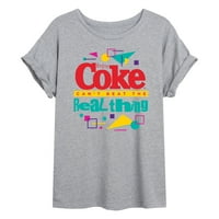 Coca-Cola - Retro - koks ne može pobijediti prave stvari - juniori idealne tačke mišićne majice