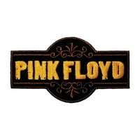 Ružičasti floyd muški izvezeni flaster crni