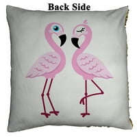 Ružičasti flamingo reverzibilni sirena Sequin jastučni jastuk kućica navlaka