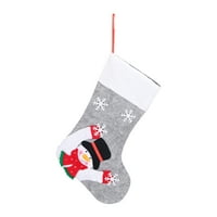 Svjetlosne čarape Santa Claus Snowman Deer Apple Bag Božićni poklon Božićno uređenje drvva