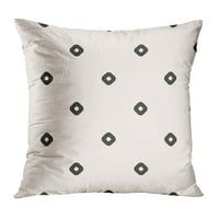 Uzorci Vintage mali krugovi Perforirani zaobljeni oblici Jednostavni geometrijski jednobojni polka jastučni jastučni jastuk