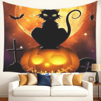 Halloween Dekorativna tapiserija, čarobnjaka za tapiserija, za dnevni boravak College Dorm zidni dekor,