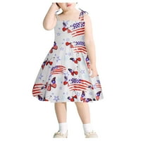 PIMFILM haljine za plažu za žene Djevojke za djecu Princess Haljina Bowknot Sequins haljine bijela 12 mjeseci