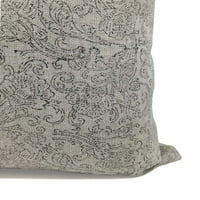 Fabdivine posteljina ručni blok Print Farmhouse bacanje jastuka pokrovitelj 22 x22