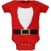 Noć vještica Santa Claus kostim mekana beba jedna crvena 3- m