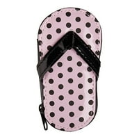 Pink Polka Dots Slipper Manikire Set pedikera Novelty Xmas Wedding Gift Tool Kit