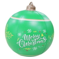 Otvoreni božićni PVC na naduvavanje ukrašeni kuglasti divovski ventil božićni balon na naduvavanje vanjski