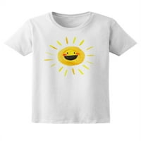 Slatka sretna svijetla akvarel sunčeva tee -image -image by shutterstock