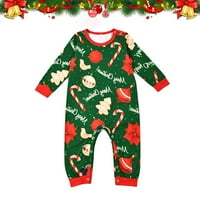 Sdjma Božić roditelj-dijete odijelo za djecu za djecu Xmas Porodica koja odgovara pidžami puzanje