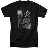 Betty Boop - sa bendom - visoka fit majica s kratkom rukavom - XX-velika