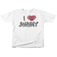 Johnny Bravo crtani mrežni crtani TV serija I srce Johnny za odrasle majica Tee