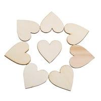 Zanat srca, sofisticirani ukras srca, drveni disk u obliku srca za ukrasne kartice