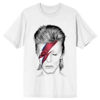 David Bowie Aladdin Sane Album Art Muška bijela majica - velika