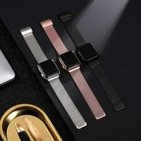 Yuiyuka Milanese remen kompatibilan sa Apple Watch Band, metalnom mrežnom trakom od nehrđajućeg čelika
