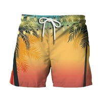 Cuoff Shorts Muške gaća za tiskane kratke hlače Nova tropska havajska na plaži modne prozračne ležerne