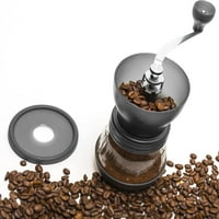 Ručna brusilica za kafu, vrhovna keramička mlina, ručica od nehrđajućeg čelika, podesiva brusilica i