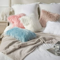 18 18 ,, nabrojavanje dekorativnih novih luksuznih serija Merino stil ružičasto krzno jastuk jastuk