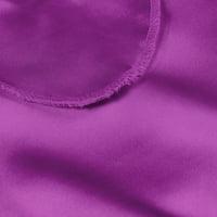 Ženske pidžame postavlja svileno odjeće čipke Cami vrhovi kratke hlače set ljubičaste veličine m