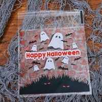 Hemoton Halloween Samoljepljiva torbica za pakiranje duhovih bašta za ispis pečenja keksa kolačića za pohranu slatkiša za okupljanje festivala